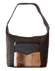 Luvsa LS-TJ102 Buck Skin Genuine Leather Ladies Handbag