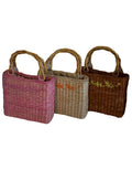 Fino MLB01-268 Value Pack Straw Woven Beach Bag/Shopping Bags- Set of 3