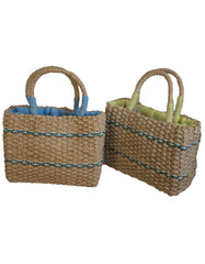 Fino MLG01-455 Straw Woven Beach Bag- Set of 2