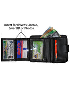 Fino M5-433 Unique Faux Leather Card Holder Organiser Purse with Studs