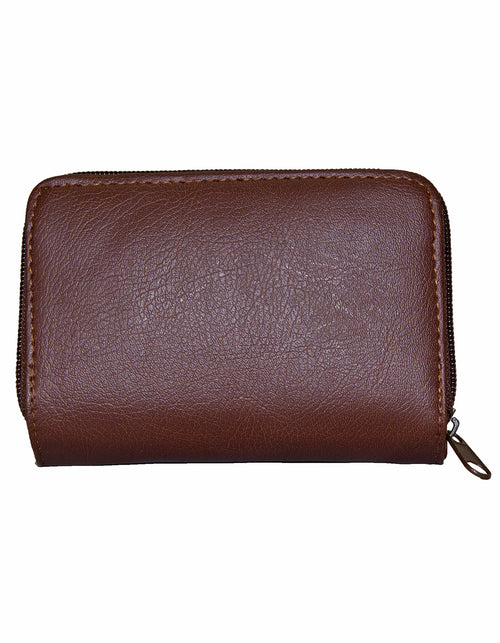 Fino M5-433 Unique Faux Leather Card Holder Organiser Purse with Studs