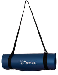 Tumaz NBR01 10mm Thick all in 1 Anti-Tear Exercise Mat with Carrying Strap