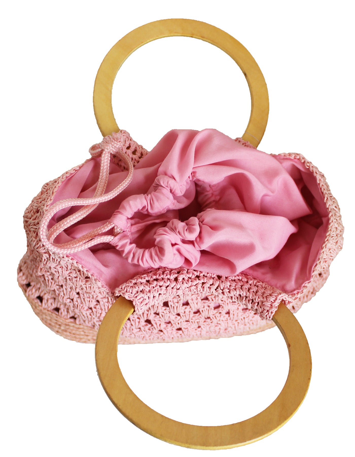 Fino PC-012936 Value/Party Pack Straw Bag with Round Wooden Handles - Set of 3