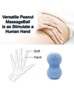 Tumaz Care PB022 Peanut Massage Ball for Myofascial Pain, Deep Tissue and Muscle Knots