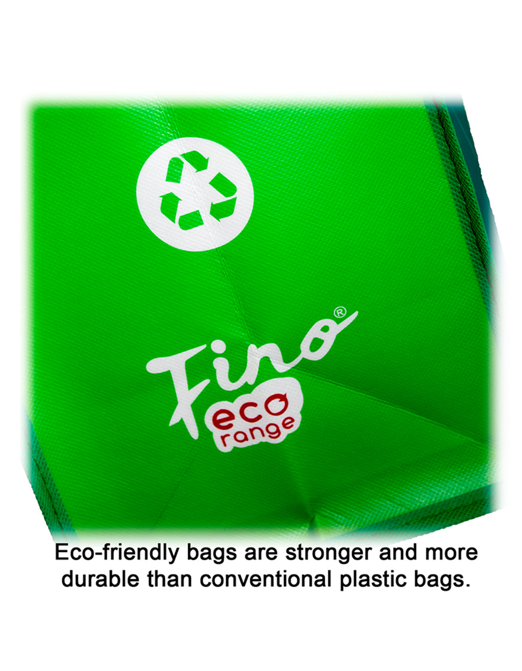 Fino SK-PP01 Glossy Eco-Friendly Set of 4 Reusable Shopping Bag - Orange Tree