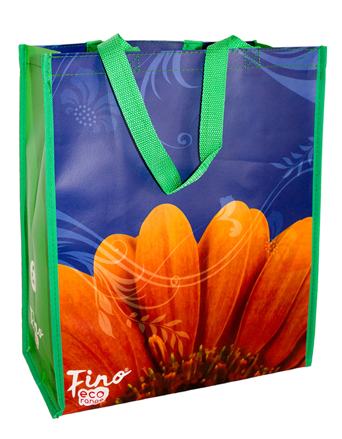 Fino SK-PP01 Glossy Eco-Friendly Set of 4 Reusable Shopping Bag - Sunflower