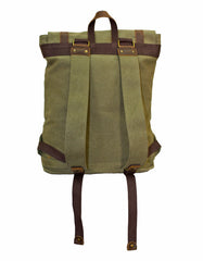 Fino SL-016 Canvas and Genuine Leather 13" Laptop Backpack