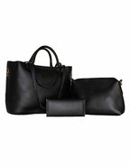 Fino SK-1610+51125 3in1 Faux Leather Hand & Shoulder Bag with Purse Set