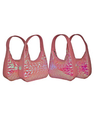 Fino SK-5526 Girls Value/Party Bling Puffy Bags - Set of 4