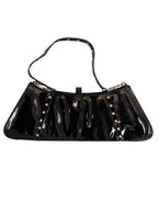 Fino SK-6002 Patent Faux Leather Mini Studded Handbag