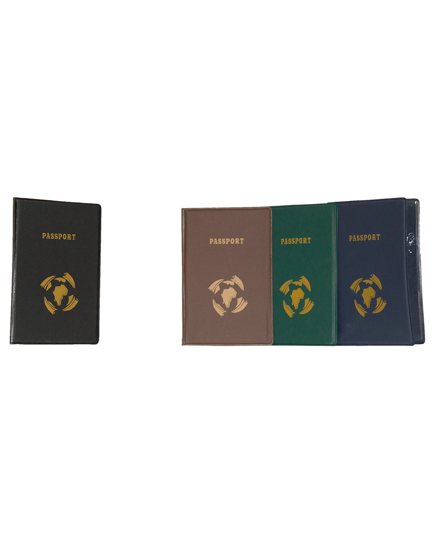 Fino SK-606LB Passport Holder Value Cover Case - Set of 4