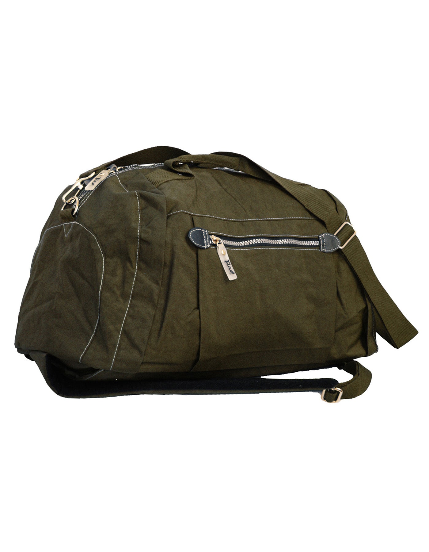 Fino SK-7718 Unisex Waterproof Ultra-Light crinkle Nylon Duffel Bag/Backpack