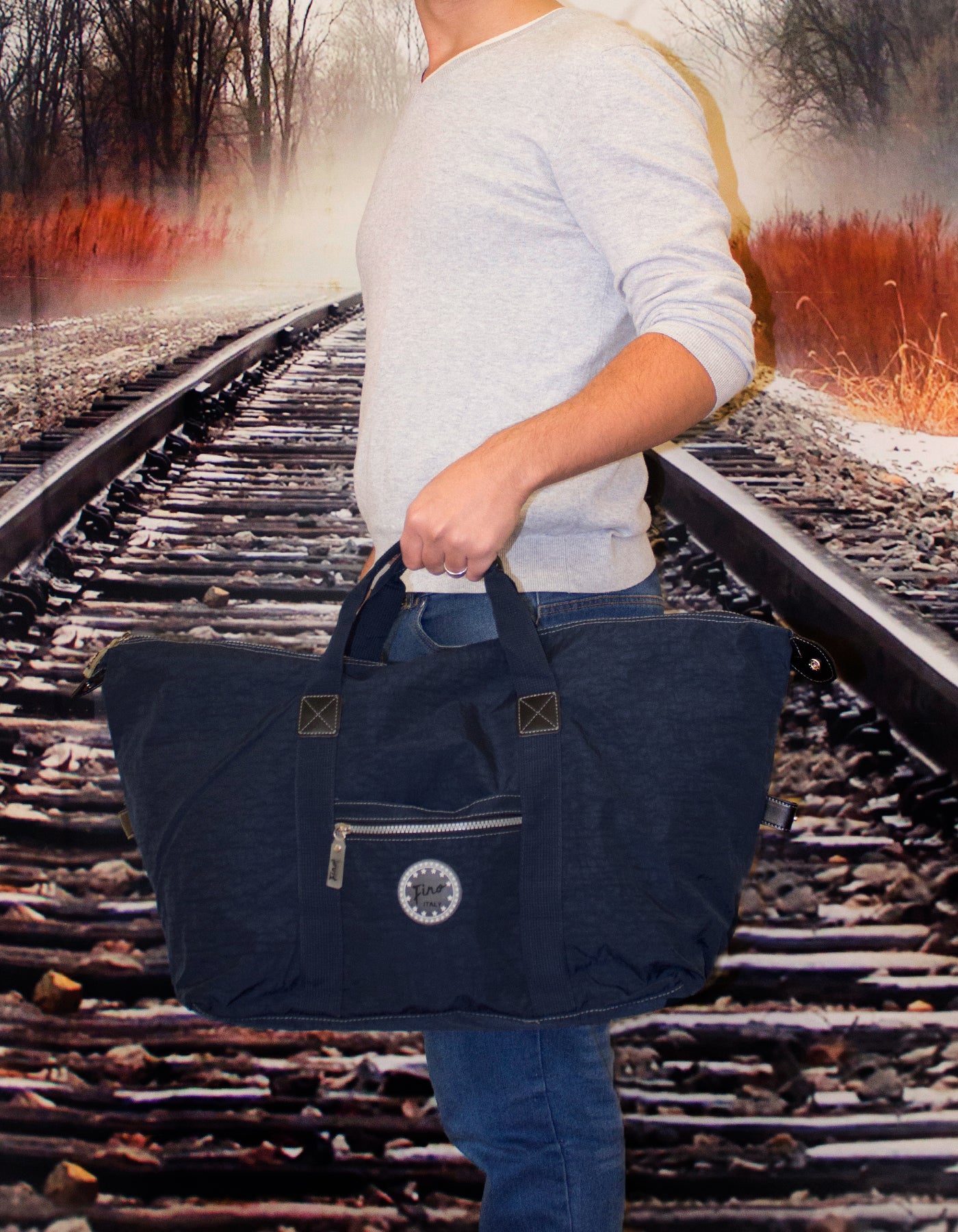 Fino SK-7719 Waterproof Ultra-Light crinkle Nylon Duffle Bag