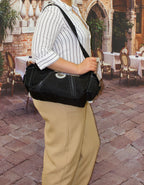 Fino SK-7723 Waterproof Ultra-Light Crinkle Nylon Handbag Heavy Duty Zips