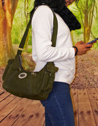 Fino SK-7723 Waterproof Ultra-Light Crinkle Nylon Handbag Heavy Duty Zips