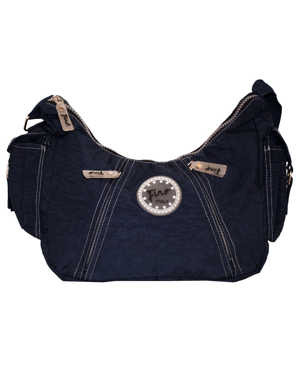 Fino SK-7723 Waterproof Ultra-Light Crinkle Nylon Handbag Heavy Duty Zips