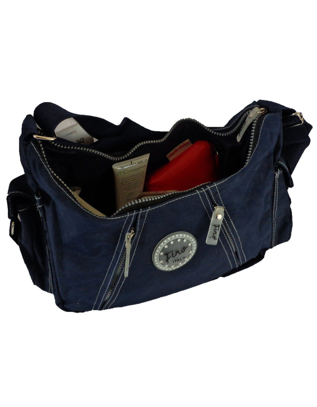 Fino SK-7723 Waterproof Ultra-Light Crinkle Nylon Handbag Heavy Duty Zips