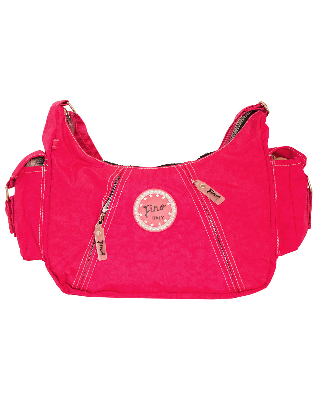 Fino SK-7723 Waterproof Ultra-Light Crinkle Nylon Handbag Heavy Duty Zips