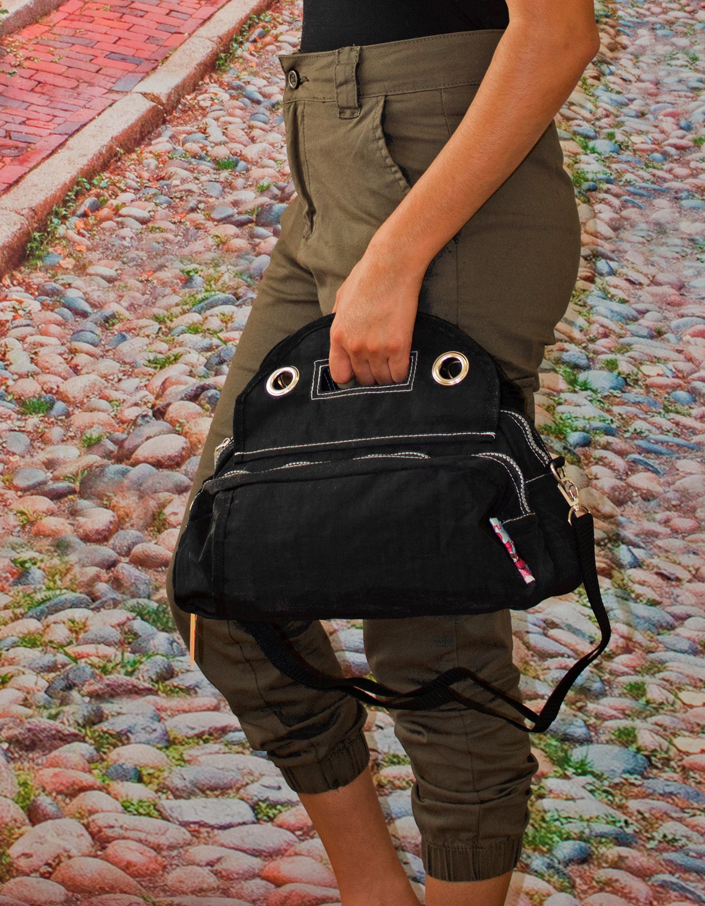 Fino SK-CA7730 Waterproof Ultra-Light Crinkle Nylon Shoulder Bag