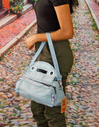 Fino SK-CA7730 Waterproof Ultra-Light Crinkle Nylon Shoulder Bag