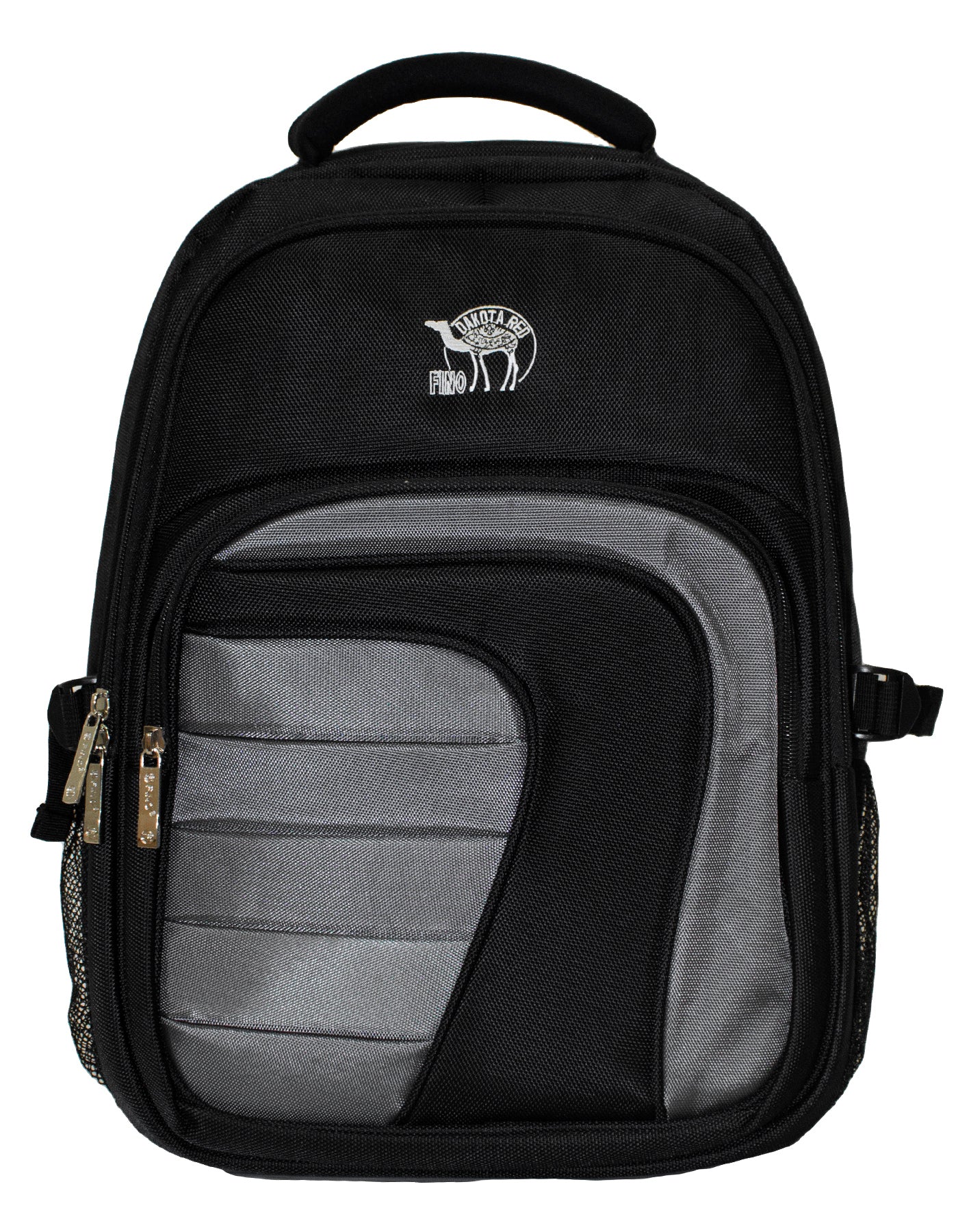 Fino SK-9027 Dakota Red 15 inch Laptop Backpack -22 Litre - Black & Grey