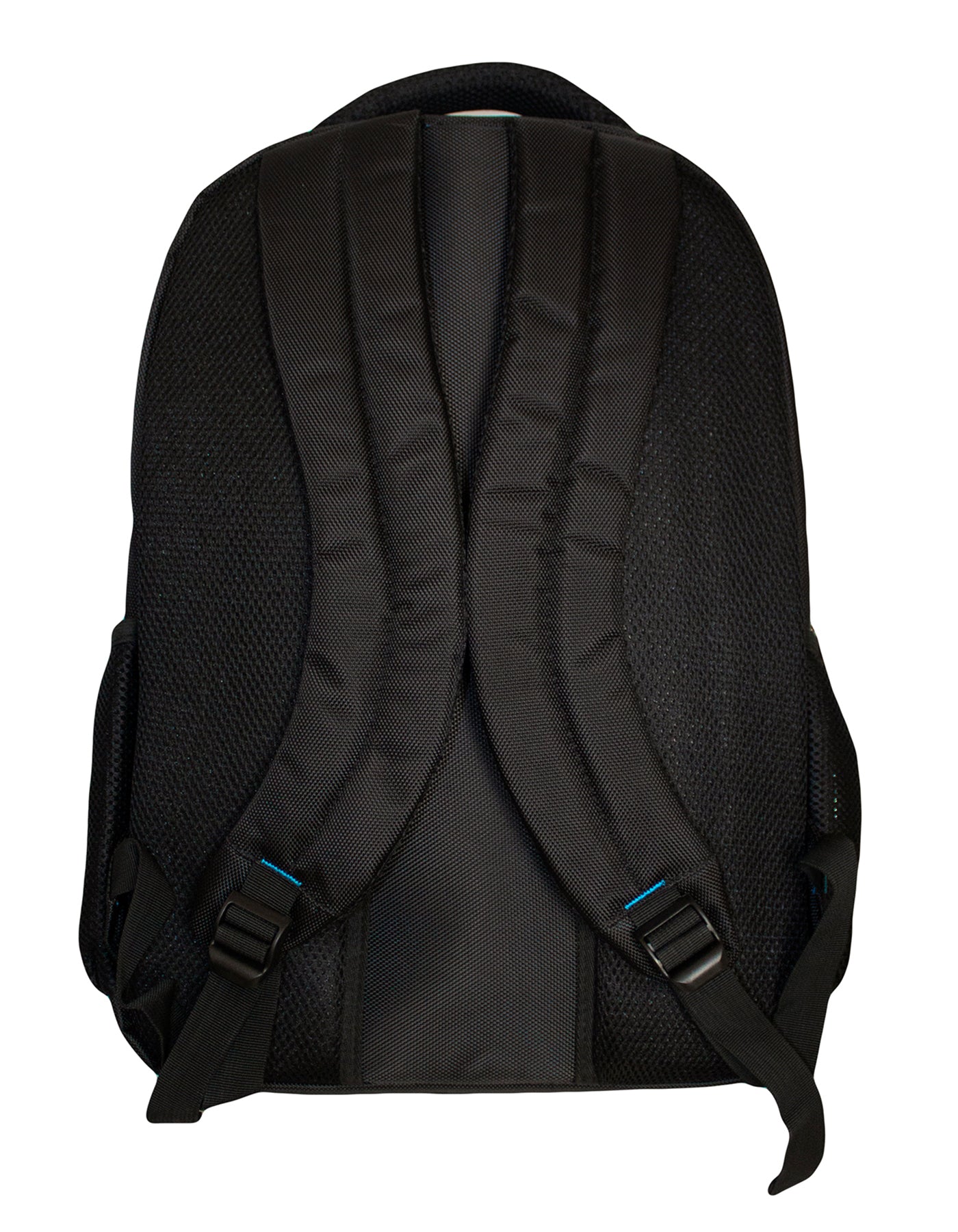 Fino SK-9028 Unisex 15 Inch Laptop Backpack with Blue Piping-19 Litre - Black