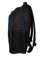 Fino SK-9028 Unisex 15 Inch Laptop Backpack with Blue Piping-19 Litre - Black
