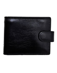 Fino SK-BD047 Stylish Top Grain Genuine Leather Leather Wallet with Box - Black