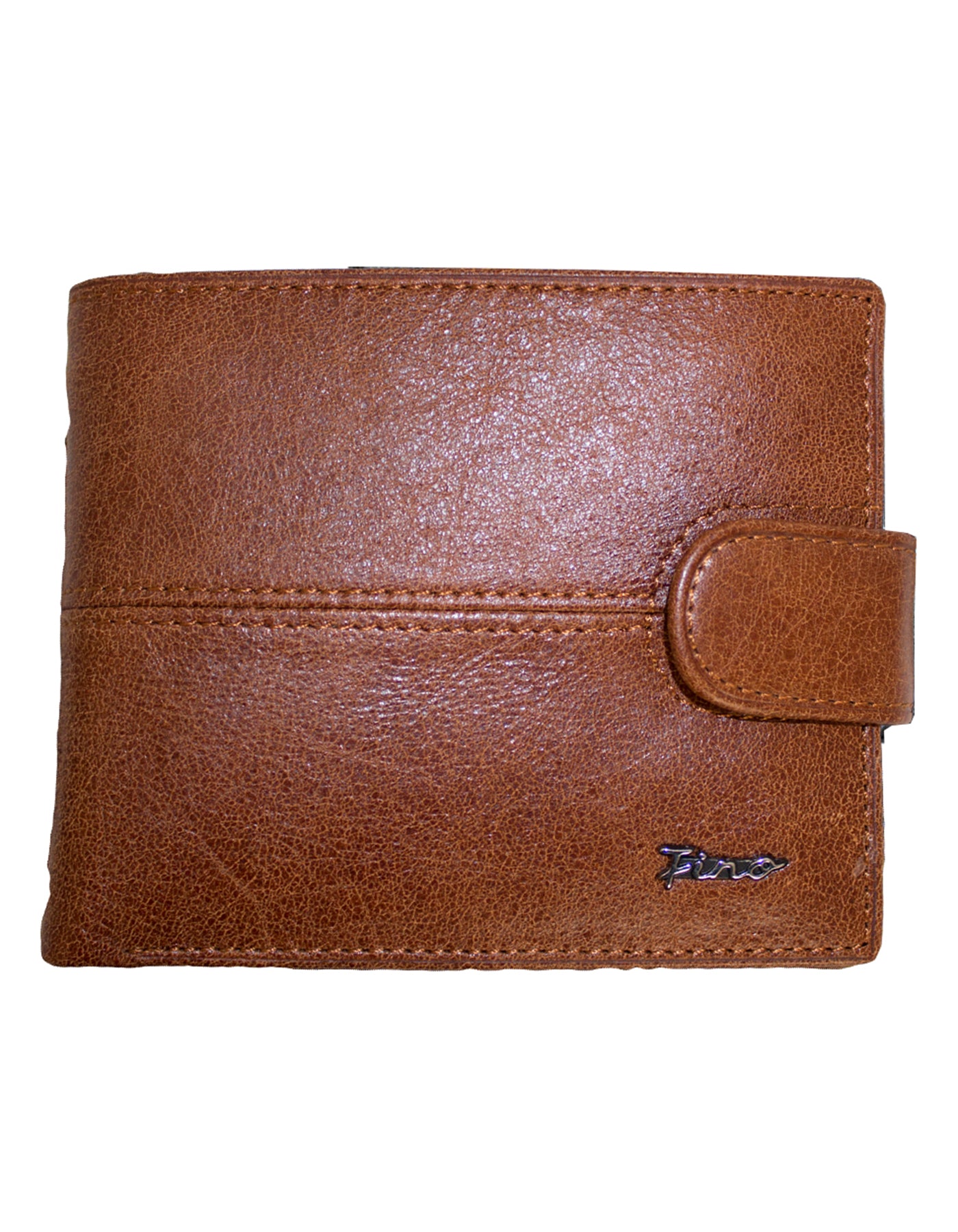 Fino SK-BD1601 Genuine Leather Top Grain Italian Wallet with Box - Brown