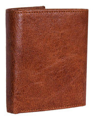 Fino SK-BD1602 Italian Top Grain Genuine Leather Slim Compact Wallet & Box