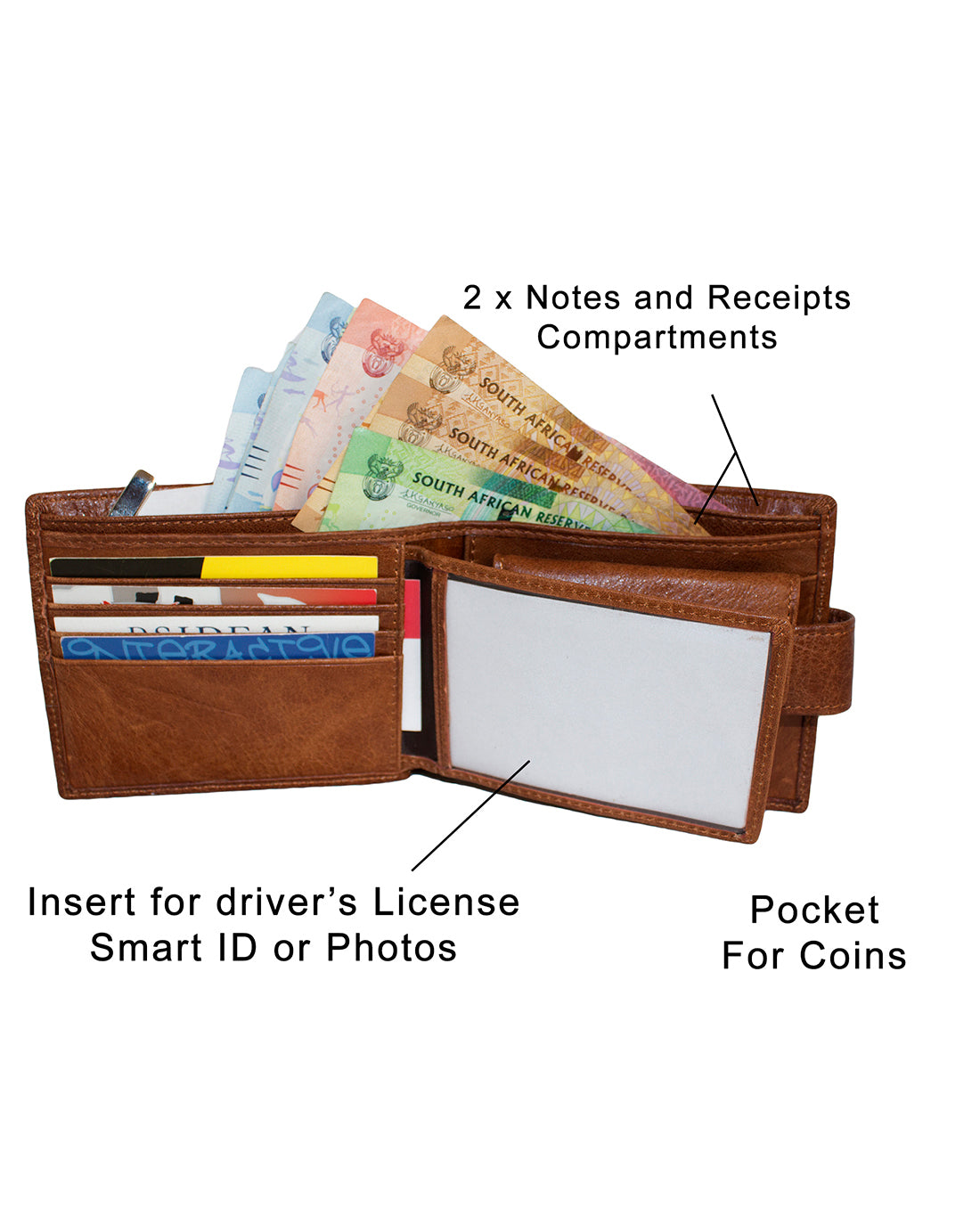 Fino SK-BD1604 Italian Top Grain Genuine Leather with Box - Brown