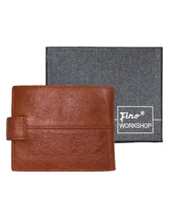Fino SK-BD1605 Top Grain Italian Genuine Leather Wallet With Box