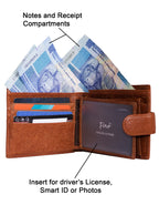 Fino SK-BD1605 Top Grain Italian Genuine Leather Wallet With Box