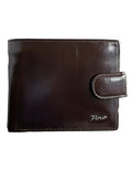 Fino SK-BD1606 Italian Top Grain Bi-fold Vintage Leather Wallet with Box