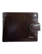 Fino SK-BD1606 Italian Top Grain Bi-fold Vintage Leather Wallet with Box