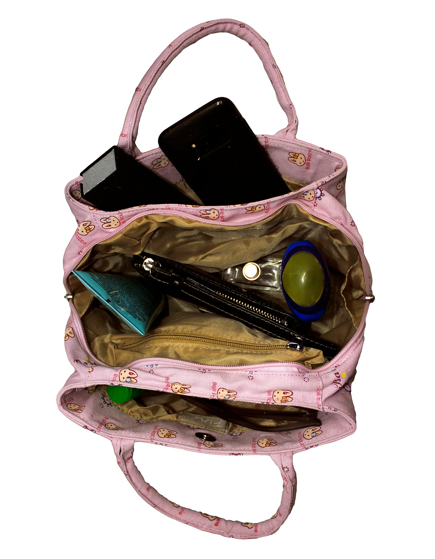 Fino SK-CA8862 Multi-Purpose Value Bunny print Canvas Bags- Set of 4