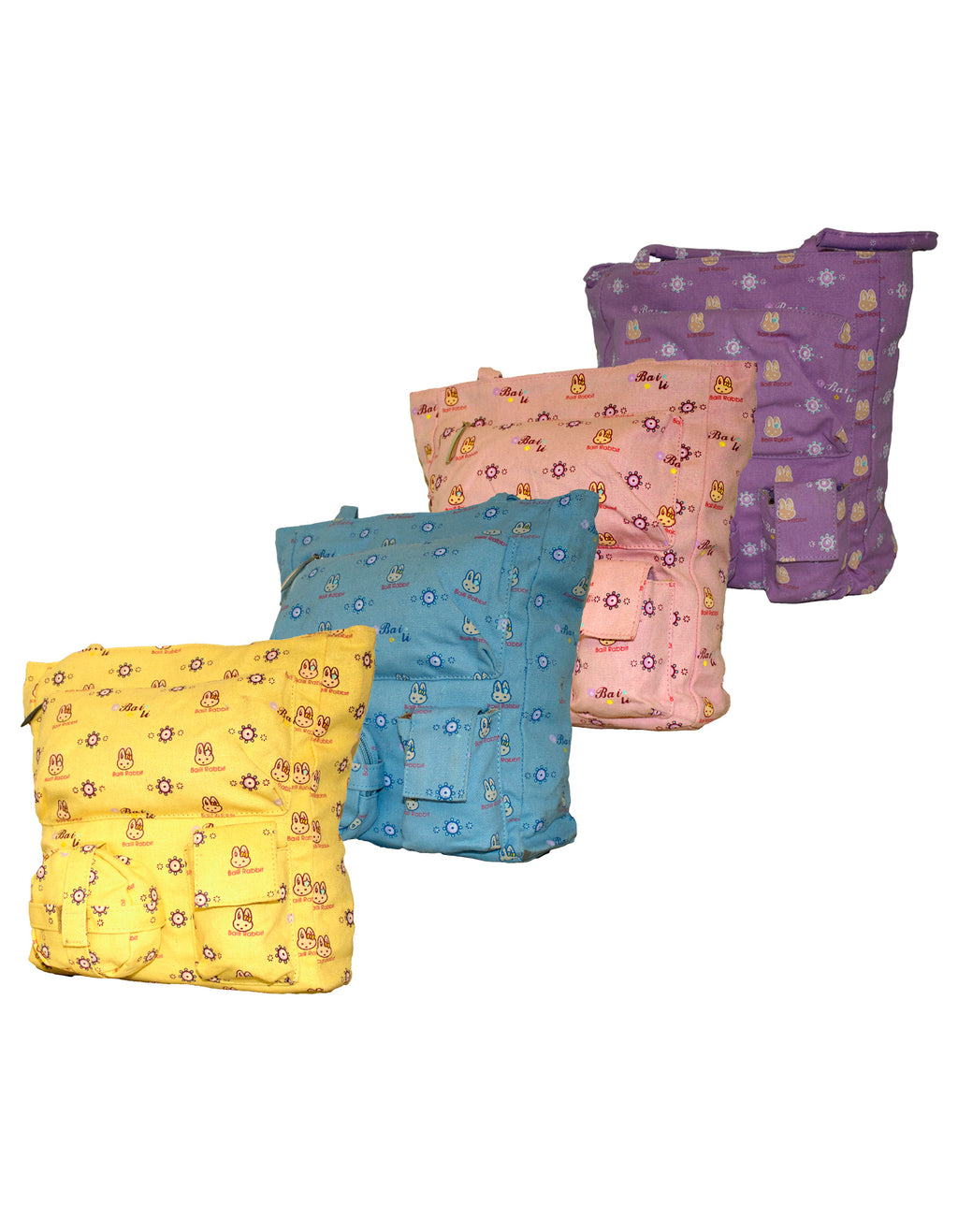 Fino SK-CA8863 Stylish Canvas Value Bunny print Children’s Travel Bag- Set of 4