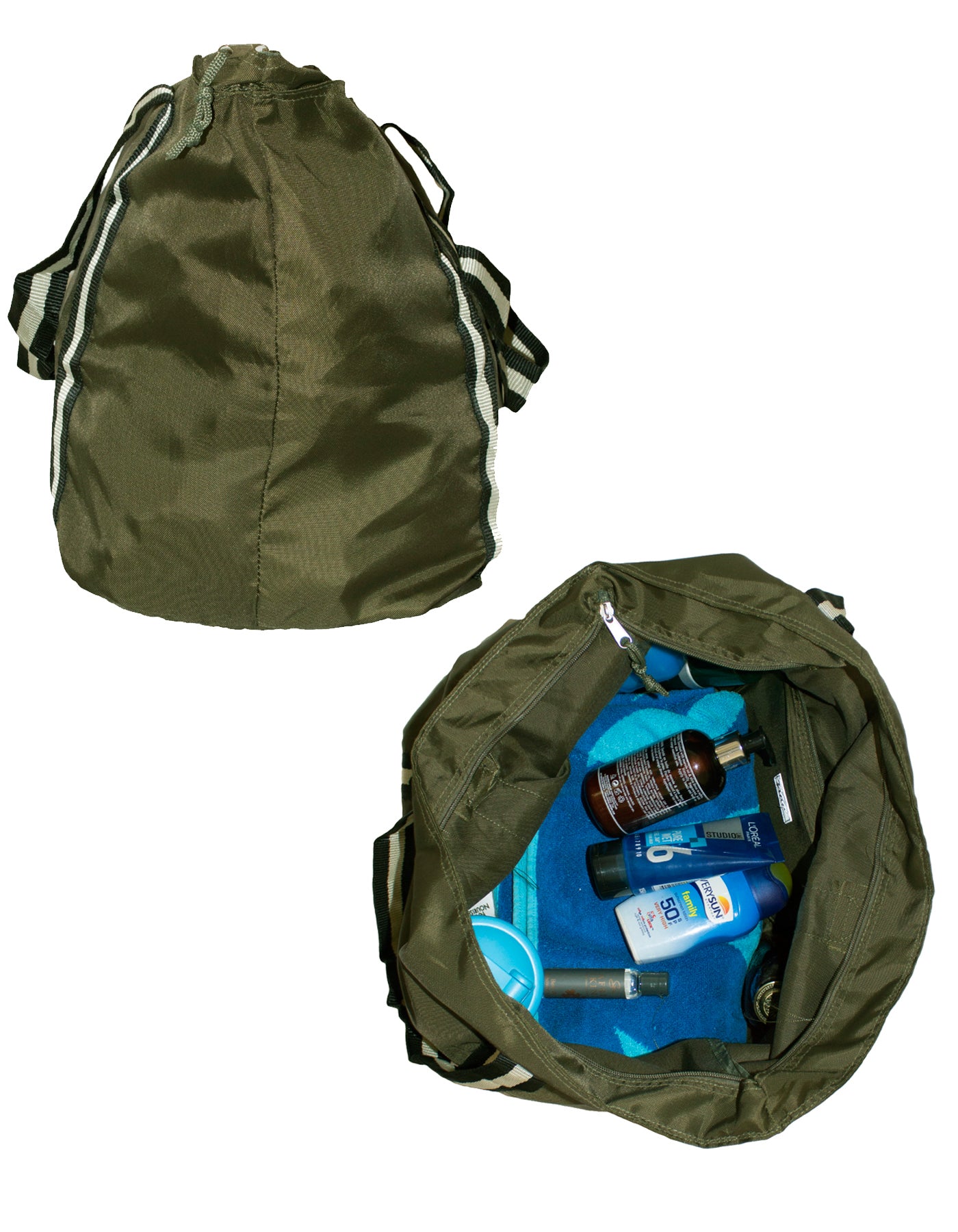 Fino SK-CA8870 Unisex Waterproof Washed Nylon Duffel Bag