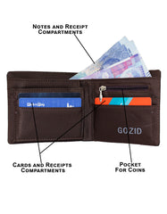 Fino SK-CH110 Microfibre Bi-Fold Card holder/Good deal 3 Piece gift set wallet
