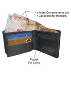 Fino SK-FZ03 Faux Leather Lifestyle Wallet with SD Card Holder & Box