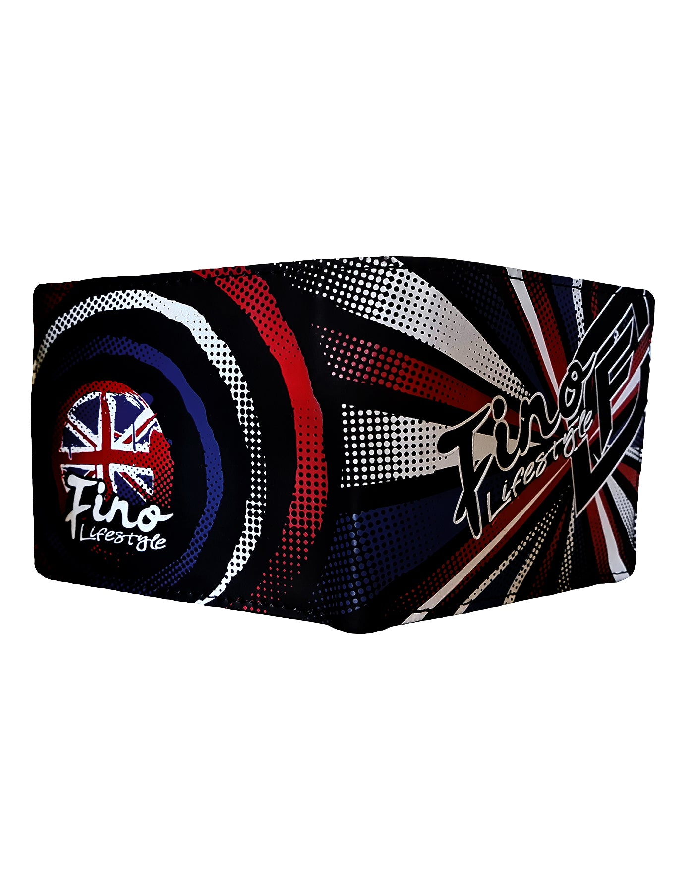 Fino SK-FZ10 Faux Leather British Flag Design Men's Wallet