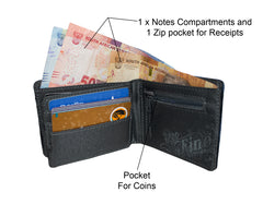 Fino SK-FZ10 Faux Leather British Flag Design Men's Wallet