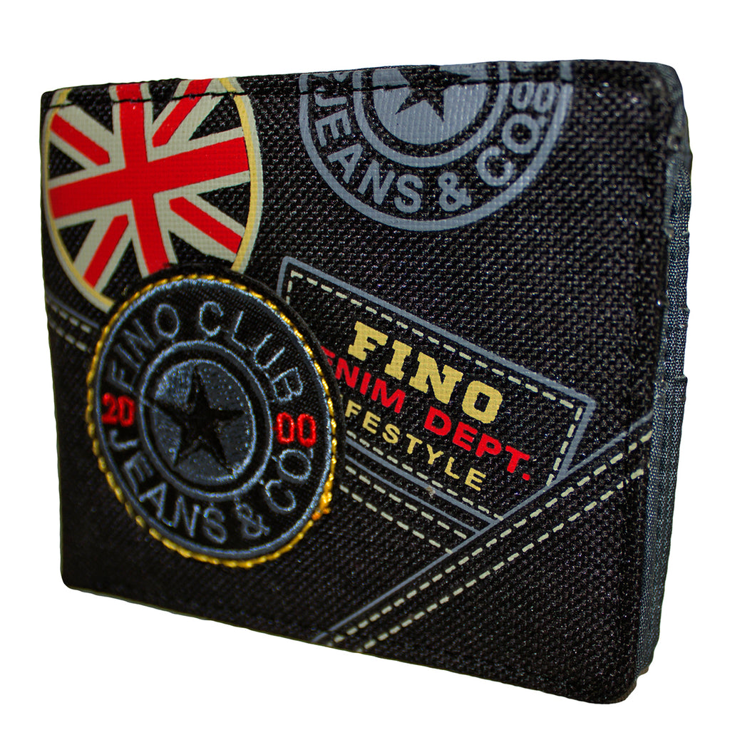 Fino SK-FZ23 Denim Lifestyle Wallet with SD Card Holder & Box