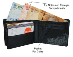 Fino SK-FZ23 Denim Lifestyle Wallet with SD Card Holder & Box