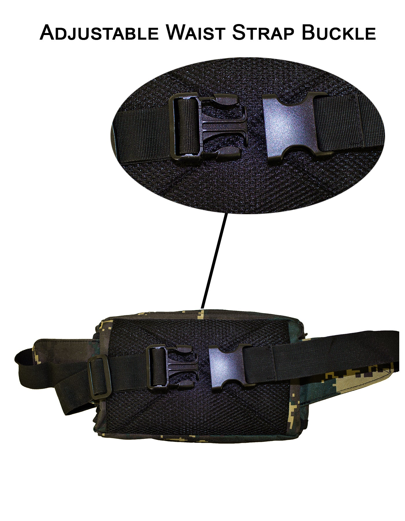 Fino SK-GT6029 Tactical Waterproof Military Multi-Carry Waist Bag