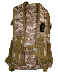 Fino SK-GT6833 Tactical Anti-Theft Military Backpack with Headphone Port