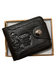 Fino SK-LS074 Fashionable Faux Leather Classical Cowboy Wallet