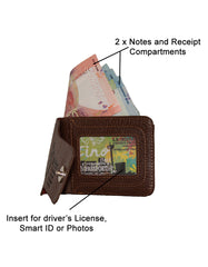 Fino SK-LS074 Fashionable Faux Leather Classical Cowboy Wallet