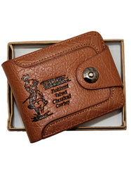 Fino SK-LS074 Fashionable Faux Leather Classical Cowboy Wallet