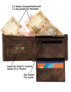 Fino SK-LS092 Soft Faux Leather Bi-Fold Wallet